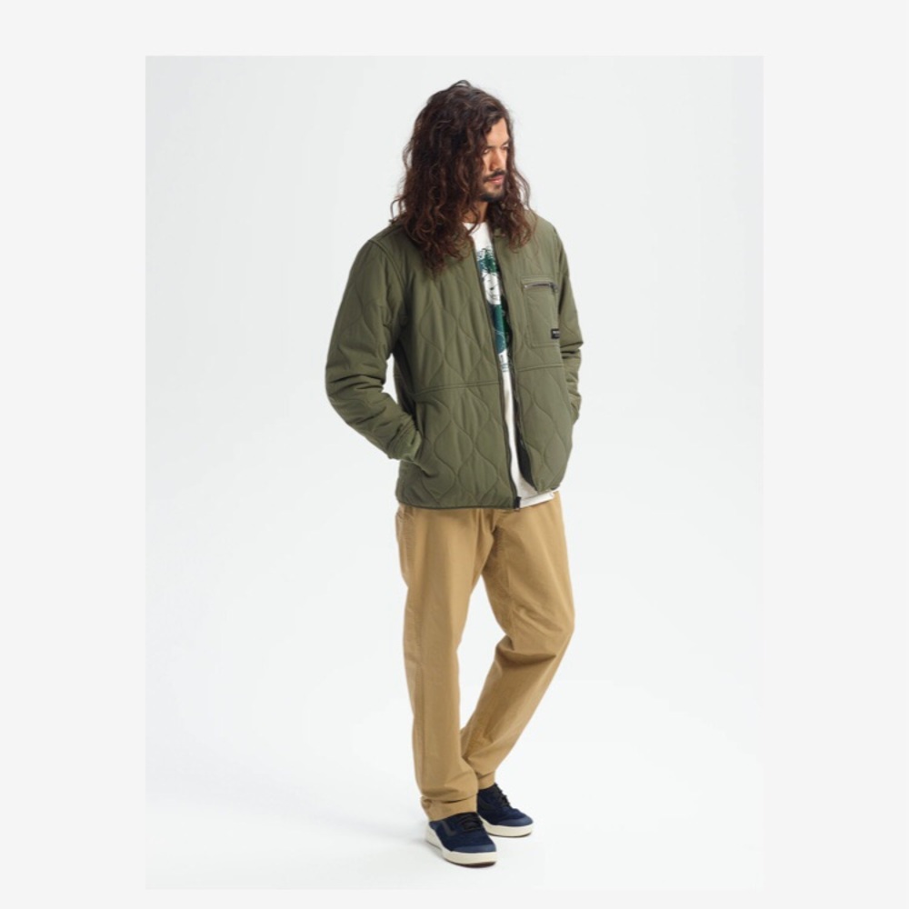Burton Mallet Jacket in Keef Green
